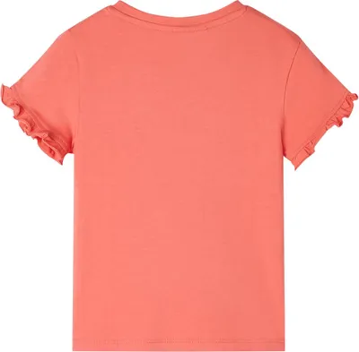 Produktbild von vidaXL Kinder-Kurzarmshirt Korallenrosa 104