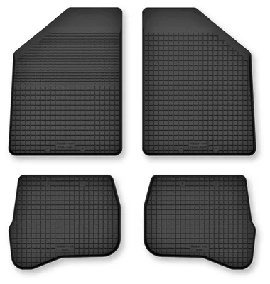 Produktbild von Gummi-Fußmatten für Toyota Corolla E11 1997-2001 (Schrägheck) – 4-tlg, Schwarz, Semi-Universal, angepasst – Wielganizator Semi-Universal