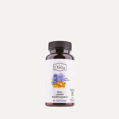 Produktbild von Olvita Leinsamenöl 60 Kapseln.