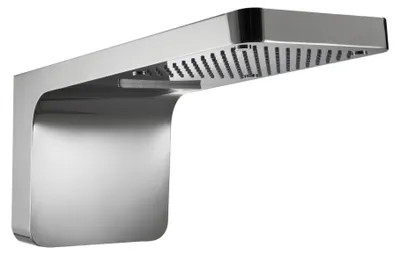 Produktbild von Kopfbrause 3 Strahlarten Edelstahl mit integriertem Arm
