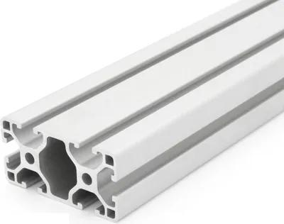 Produktbild von Länge 1410mm - Aluminiumprofil 30x60L I-Typ Nut 6 (leicht), silber eloxiert. Aluminium Profil 30x60 Alu Profil 30 x 60 Montage- Systemprofil