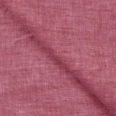 Produktbild von Leinenstoff Meterware Reinleinen uni rot meliert Br. 1,35m