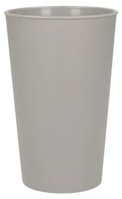 Produktbild von Stapelbarer Kunststoff-Trinkbecher, haselnuss, 0,4 Liter Füllmenge, 12 cm Höhe