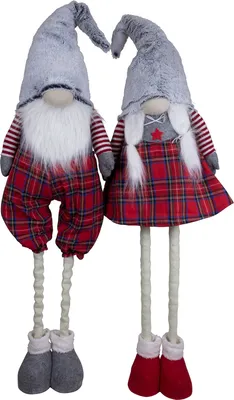 Produktbild von Wichtel 70-100cm (95-125cm), 2er Set Dekofigur Weihnachten
