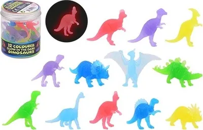 Produktbild von Johntoy glüht in den dunkelfarbenen Spielfiguren, 12st.