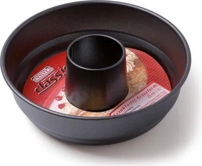 Produktbild von Kaiser Classic 2300621395, Kuchenform, Rund, Aluminium, Stahl, Flache Oberfläche, 230 °C, Schwarz
