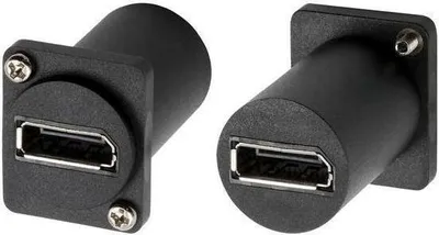 Produktbild von DELOCK D-Typ Modul DisplayPort Buchse zu Buchse 4K schwarz
