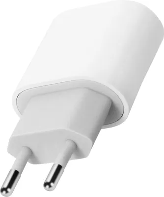 Image de Adaptateur secteur USB-C 3A, chargeur mural pour smartphones - Blanc