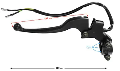 Produktbild von Linker hinterer Bremshebel mit Stoppsensor für Falcon 2 Roller