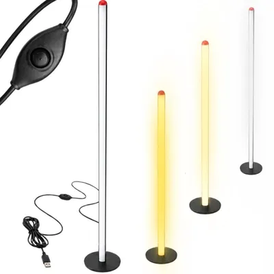 Immagine prodotto di Lampade da terra a LED, altezza 100 cm, 3 colori, sistema di regolazione della luminosità moderno