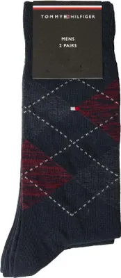 Obrázok produktu pre Pánske ponožky TH TOMMY HILFIGER, 2 páry nízkych bavlnených ponožiek v rôznych farbách, č. výrobku 100001495, SOCKS 2 KS, veľkosť 43–46 /  US 10 - 12 / EU 43 - 46 / UK 9 - 11, bavlna 75 %, polyamid 23 %, Elastan 2 %