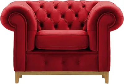 Produktbild von SLF24 - Sessel Chesterfield Grand - rot - Velluto 7