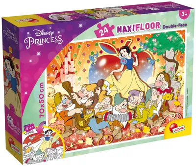 Immagine prodotto di Puzzle da pavimento a doppia faccia 24 Principesse Disney