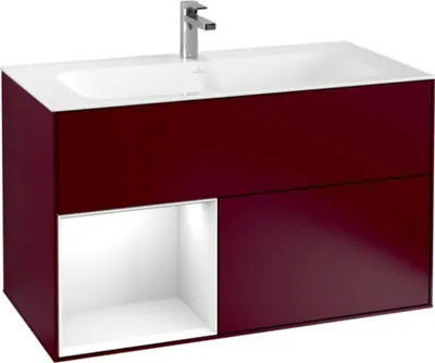 Produktbild von Villeroy & Boch V&B Waschtischunterschrank FINION 996x591x498 Reg gls wh/Peony