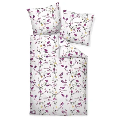Immagine prodotto di Janine maco-satin biancheria da letto 2 pezzi copripiumino155 x 220 cm federa 80 x 80 cm momenti lilla