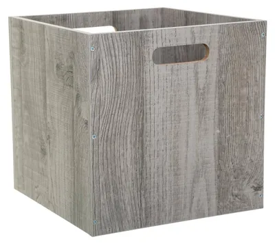 Immagine prodotto di Cassetta di legno, nera, 31 x 31 cm