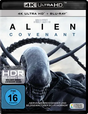 Obrázok produktu pre Alien: Covenant (Ultra HD Blu-ray a Blu-ray): - (Ultra HD Blu-ray / Sci-fi)