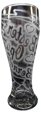 Produktbild von Weizenglas 0,5 l personalisiert für den besten Opa mit individueller Gravur
