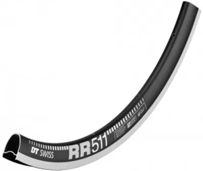 Produktbild von DT Swiss Felge RR 511 28"/700C 28 Loch Schwarz - steife, robuste Stradenfelge