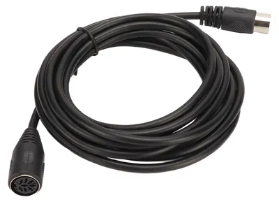 Obrázok produktu pre Adaptačný kábel Big DIN, 8-pinová zástrčka do zásuvky, predlžovací kábel zvuku reproduktora pre mikrofón AV systému, 9,8 stopy