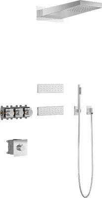 Obrázek produktu pro Mexen Fall sprchová sada podomítková, chrom - 7602-04-00