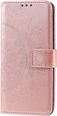 Zdjęcie produktu dla Pokrowiec König Design kompatybilny z etui na telefon Samsung Galaxy A23 ze sztucznej skóry - etui na telefon w kolorze różowego złota