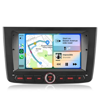 Image de Autoradio Hexinex pour Alfa Romeo Mito (2008-2019) 7 pouces Android 15, 2 Go + 64 Go, WiFi, CarPlay, GPS