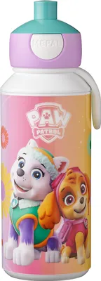 Obrázek produktu pro Mepal 4 Stück trinkflasche pop-up campus 400 ml - paw patrol girls 107410065397