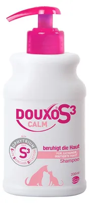 Produktbild von Douxo S3 Calm Shampoo 200ml für Hunde und Katzen bei Juckreiz hautberuhigend
