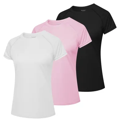 Productafbeelding van MEETWEE Dames Surfshirt, beschermende kleding, UV-shirts, zwemkleding, tankini, UPF 50+, korte mouwen
