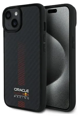 Zdjęcie produktu dla Red Bull RBHMP14S24CFGSMK iPhone 14 6.1 hardcase czarny/black Carbon Fiber Power Bar MagSafe