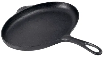 Produktbild von CONTACTO Eisenguss-Fischbratpfanne, Höhe: 40 mm, Länge: 325 mm, Breite: 215 mm