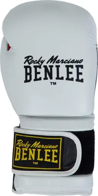 Obrázek produktu pro Kožené boxerské rukavice SUGAR DELUXE White 12 oz BENLEE