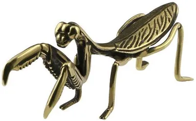 Image de Décoration de table antique en laiton massif, pièce unique pour la décoration de la maison et du bureau