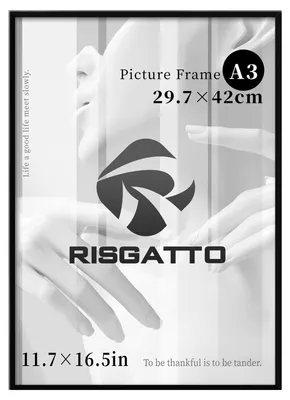 Fotolijst A3 30x42 cm, Aluminiumrahmen, schwarz, 29,7x42 cm
