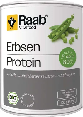 Produktbild von Raab Vitalfood Erbsen Protein  Pulver 75 g