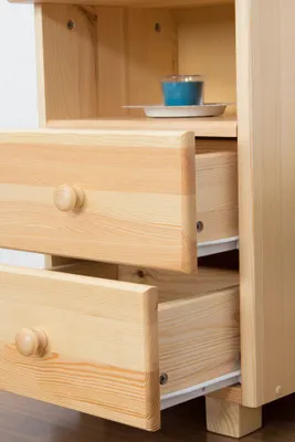 Produktbild von Nachtkommode Kiefer massiv Vollholz natur