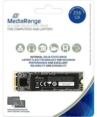 Produktbild von MediaRange MR1022 256 GB, SSD, (SATA 6 Gb/s, M.2 2280)