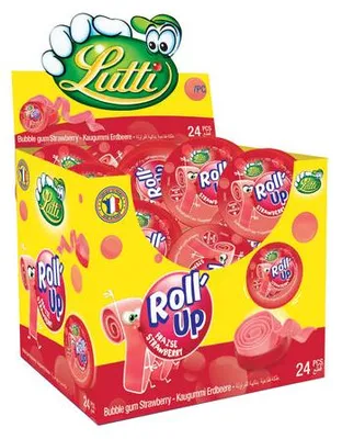 Produktbild von Lutti Roll-Up Erdbeere (24 Stück)