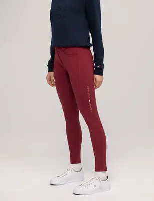 Produktbild von Tommy Hilfiger Equestrian Damen Winter Full Grip Reithose Vermont rouge HW/24, Größe:L