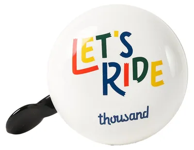 Zdjęcie produktu dla Dzwonek rowerowy Thousand Kids Bell Let's Ride - srebrny