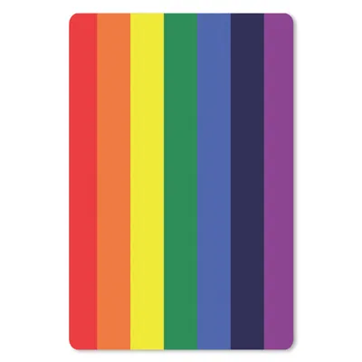 Produktbild von MuchoWow® Mauspad Mousepad Regenbogen - Muster - Stolz 40x60 cm - Mousepads - Maus Mat - Pad - Mausunterlage - Schreibtisch Accesoire
