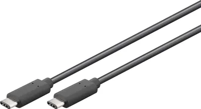 Produktbild von Goobay USB-Kabel 1m schwarz SuperSpeed USB-C 3.2 Gen.1 PD 60W 5Gbps