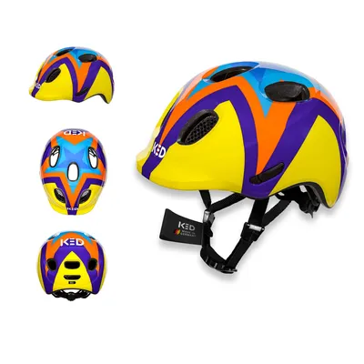 Produktbild von 75 KED Kinderhelm  MEGGY SPARK Starburst Yellow Blue
