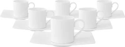 Produktbild von Villeroy & Boch Modern Grace Espressotasse mit Untertasse 60 ml 6er Set