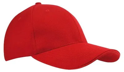 Image de L-Merch - Casquette de baseball structurée LT1089 (taille unique) (rouge)
