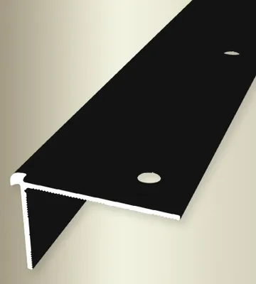 Produktbild von PROVISTON | Treppenkanten- & Winkelprofil | Aluminium | 39 x 2500 mm | Schwarz | Winkelprofil