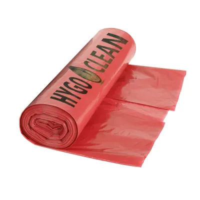 Produktbild von Franz Mensch Müllsäcke "Light" 120, LDPE, rot, 10x25 Stück