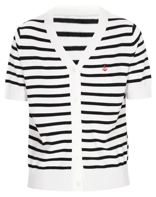 Produktbild von PATTEN Damen Cardigan - Schwarz Weiss PATTEN Damen Cardigan - Schwarz Weiss, S