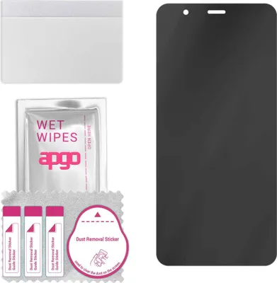Produktbild von apgo Hybrid Privacy Schutzglas, Matt, kompatibel mit myPhone Hammer Energy X, Anti-Spy, toller Ersatz für Hartglas, kratzfester Displayschutzglas, Displayschutz, Full Glue